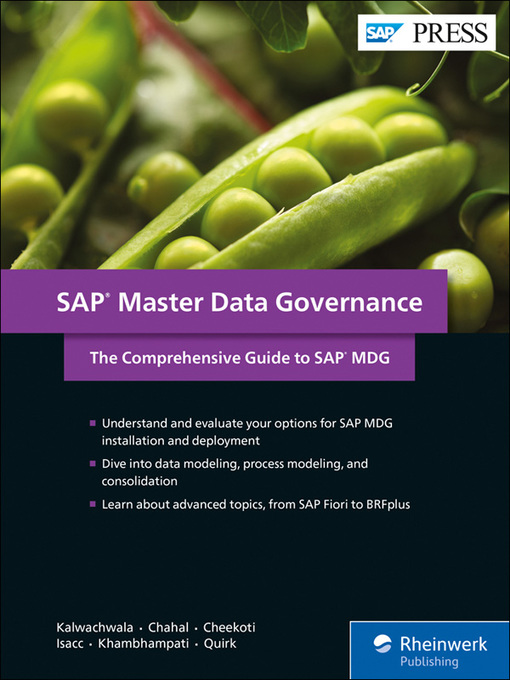 Title details for SAP Master Data Governance by Homiar Kalwachwala - Available